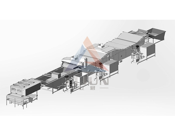 20,000 eggs/hr Boiling and Peeling Processing Line