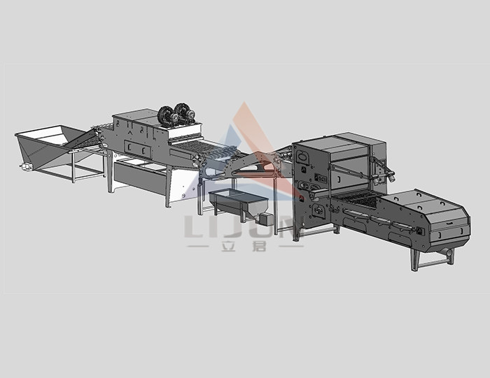 8-rows egg breaking and separation line (white/yolk separation)
