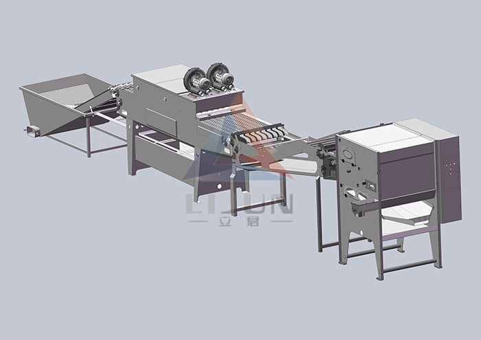 8-rows egg breaking processing line (without separation)